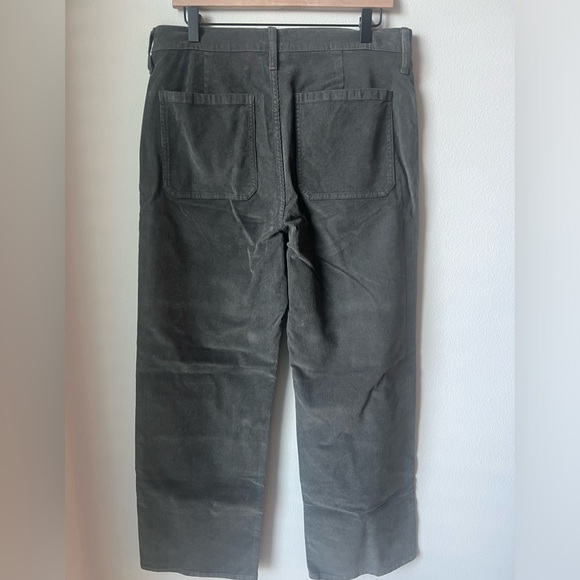 NWT JCREW Sailor slim-wide pant in stretch corduroy Size T30 Color Coal Grey - Picture 6 of 8